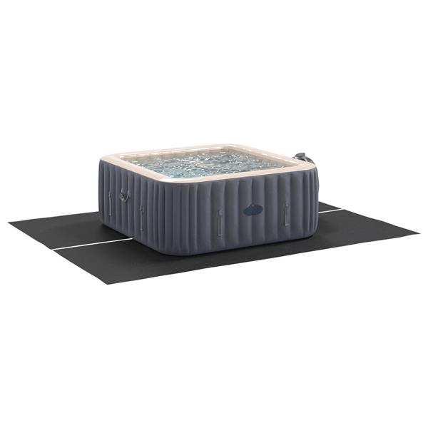 Grote foto vidaxl rechthoekige zwembadhoes zwart pvc 300 x 220 cm duurzaam tuin en terras zwembaden toebehoren