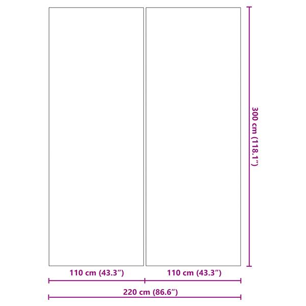 Grote foto vidaxl rechthoekige zwembadhoes zwart pvc 300 x 220 cm duurzaam tuin en terras zwembaden toebehoren