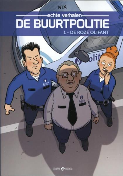 Grote foto de roze olifant de buurtpolitie 1 boeken stripboeken