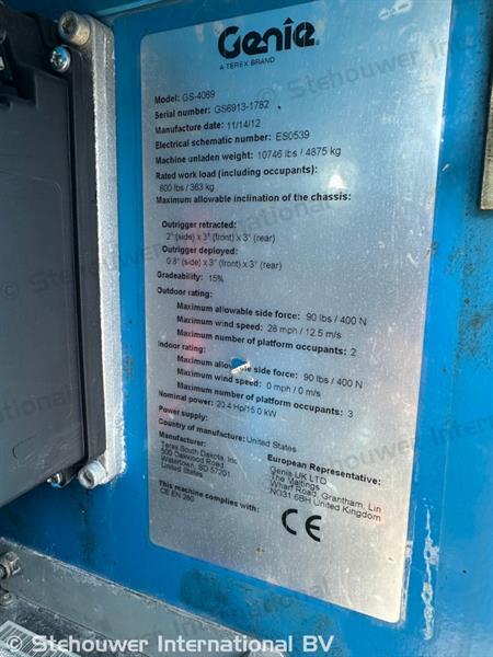 Grote foto genie gs4069 dc doe het zelf en verbouw hoogwerkers