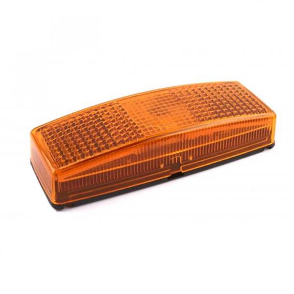 Grote foto hella zijmarkering met reflector rechthoekig opbouw oranje caravans en kamperen caravan accessoires