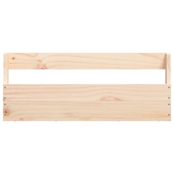 Grote foto vidaxl wandschoenenrekken 2 st 59x9x23 cm massief grenenhout huis en inrichting overige