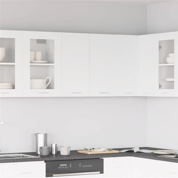 Grote foto vidaxl hangkast lyon 60x31x60 cm bewerkt hout wit huis en inrichting keukens