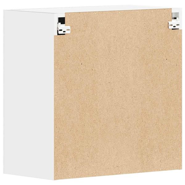Grote foto vidaxl hangkast lyon 60x31x60 cm bewerkt hout wit huis en inrichting keukens