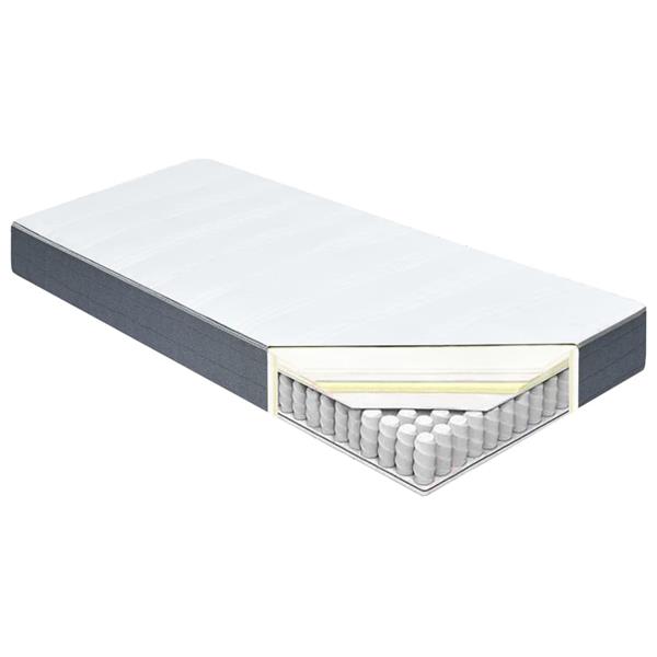 Grote foto vidaxl boxspringmatras 200x100x20 cm huis en inrichting matrassen en bedbodems
