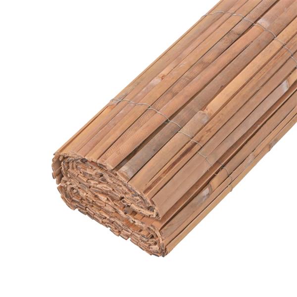 Grote foto vidaxl scherm 100x400 cm bamboe tuin en terras hekken en schuttingen