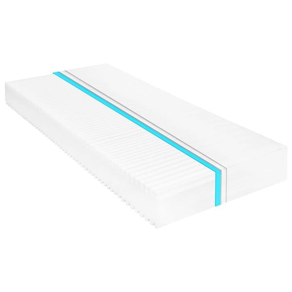 Grote foto vidaxl matras 7 zone 16 cm pu schuim h2 h3 120x200 cm huis en inrichting matrassen en bedbodems