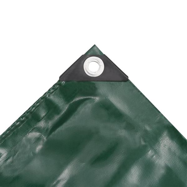 Grote foto vidaxl dekzeil 650 g m 2x3 m groen doe het zelf en verbouw materialen en producten