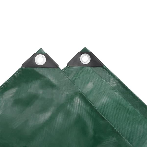 Grote foto vidaxl dekzeil 650 g m 2x3 m groen doe het zelf en verbouw materialen en producten