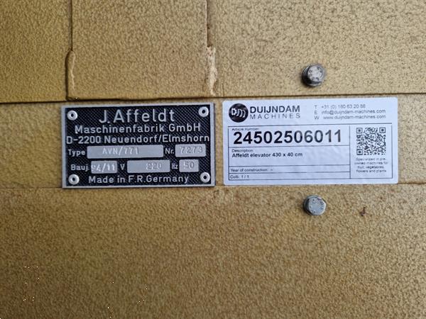 Grote foto affeldt avn 771 opvoerband 430 x 40 cm doe het zelf en verbouw afvalverwerking