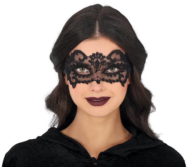 Grote foto black lace mask verzamelen overige verzamelingen