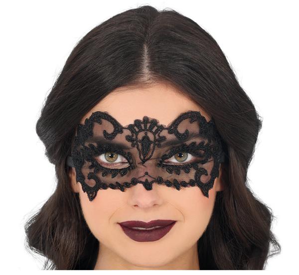 Grote foto black lace mask verzamelen overige verzamelingen