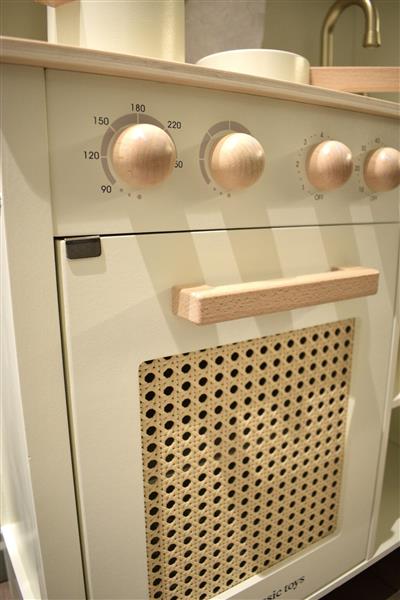 Grote foto speelkeuken rotan met accessoires wit kinderen en baby overige
