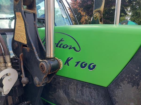 Grote foto deutz fahr agrotron k100 profiline met voorlader agrarisch tractoren