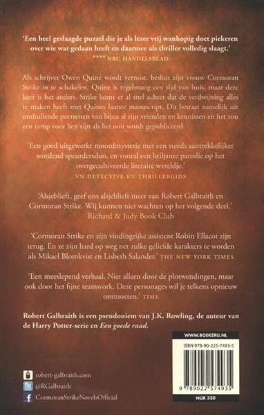 Grote foto zijderups cormoran strike 2 boeken thrillers