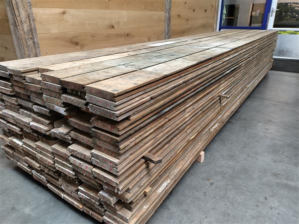 Grote foto 28x135mm grenen vloerdelen 410cm doe het zelf en verbouw hout en planken