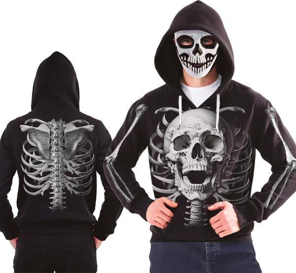 Grote foto skeleton hoodie with mask adult verzamelen overige verzamelingen