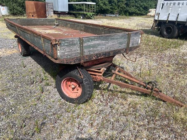Grote foto platte wagen te koop agrarisch aanhangwagens