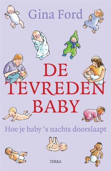 Grote foto de tevreden baby boeken overige boeken
