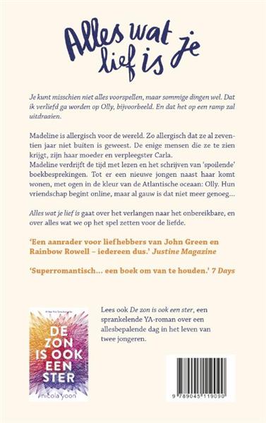 Grote foto alles wat je lief is boeken jeugd 13 jaar en ouder