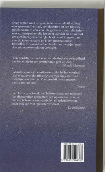 Grote foto de wereld van sofie boeken overige boeken