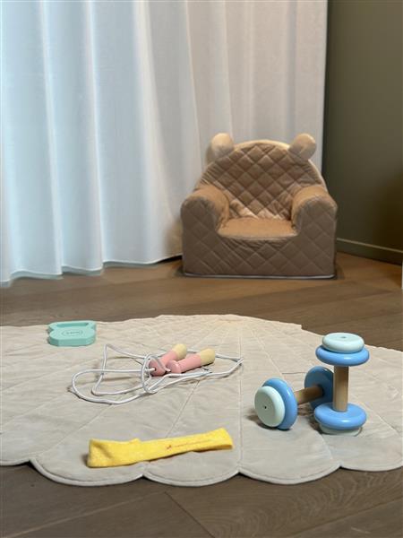 Grote foto houten fitness speelset 5 delen set van 5 delen kinderen en baby overige