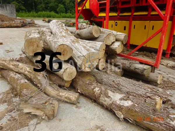 Grote foto 1 set van 20 boomstammen 2m20 lang diam. 40cm de 4 stuks op de machine doe het zelf en verbouw ijzerwaren en bevestigingsmiddelen
