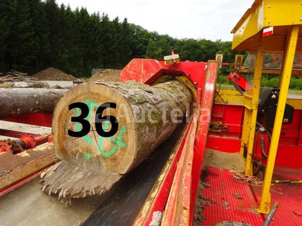 Grote foto 1 set van 20 boomstammen 2m20 lang diam. 40cm de 4 stuks op de machine doe het zelf en verbouw ijzerwaren en bevestigingsmiddelen