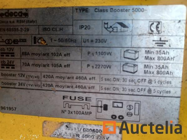 Grote foto batterij oplader deca klasse booster 5000 doe het zelf en verbouw overige doe het zelf en verbouw