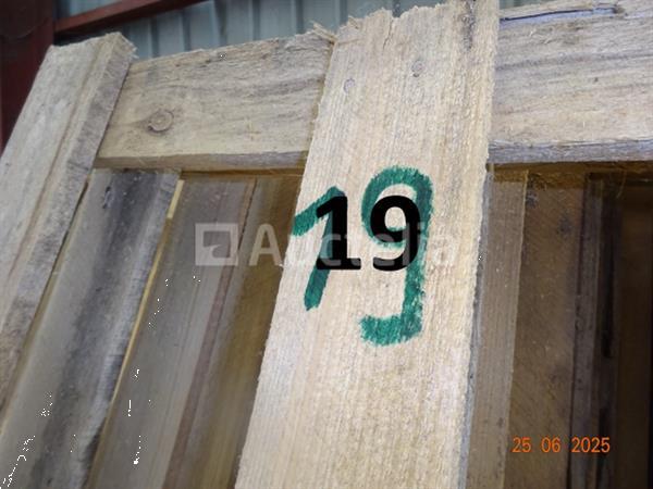 Grote foto 1 set palletmallen 1 set planken 15 houten rekken op pallet voor houtopslag doe het zelf en verbouw ijzerwaren en bevestigingsmiddelen