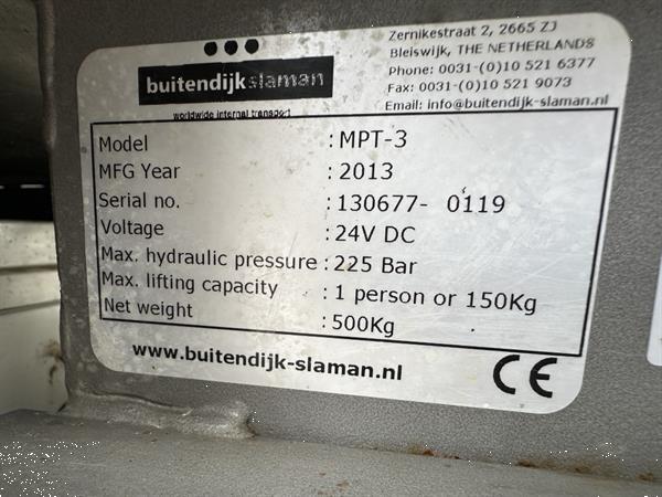 Grote foto buitendijk slaman mpt 3 electro buisrailwagen 3 scharen 55 cm spoor agrarisch tuinbouw