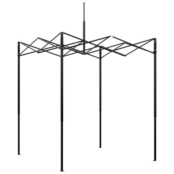 Grote foto vidaxl kweekkas met opblaasframe groen 200 x 200 x 300 cm staal tuin en terras overige tuin en terras