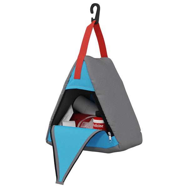 Grote foto vidaxl opslagtas grijs blauw rood 24 x 16 x 24 cm oxford caravans en kamperen tenten