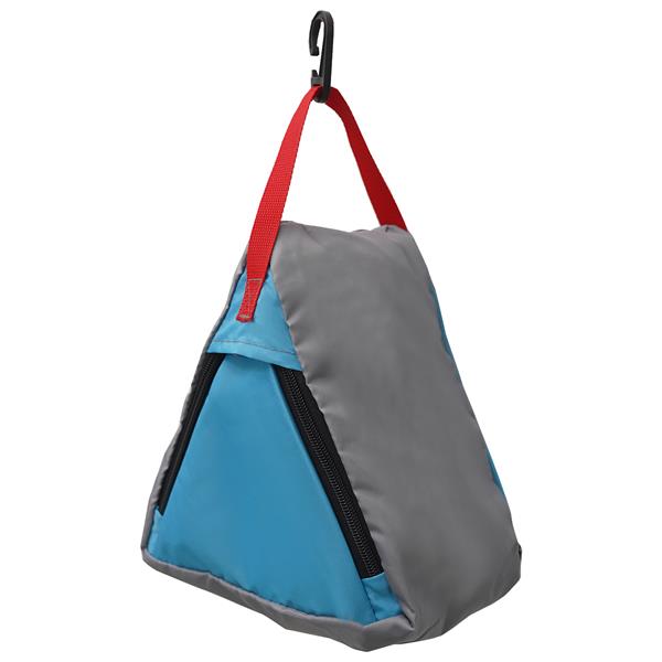 Grote foto vidaxl opslagtas grijs blauw rood 24 x 16 x 24 cm oxford caravans en kamperen tenten