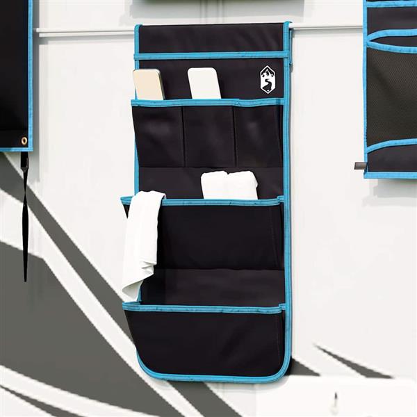 Grote foto vidaxl opbergtas met opslag grijs 66 x 40 cm oxford caravans en kamperen tenten