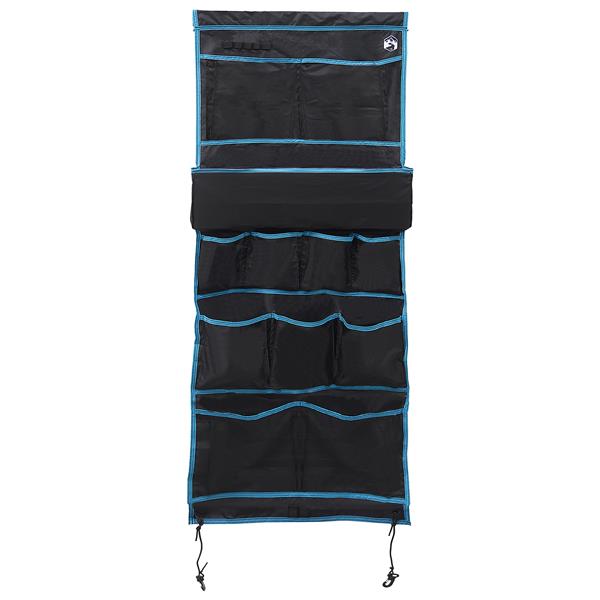 Grote foto vidaxl opslagtas zwart blauw 161 x 58.5 cm oxford caravans en kamperen tenten