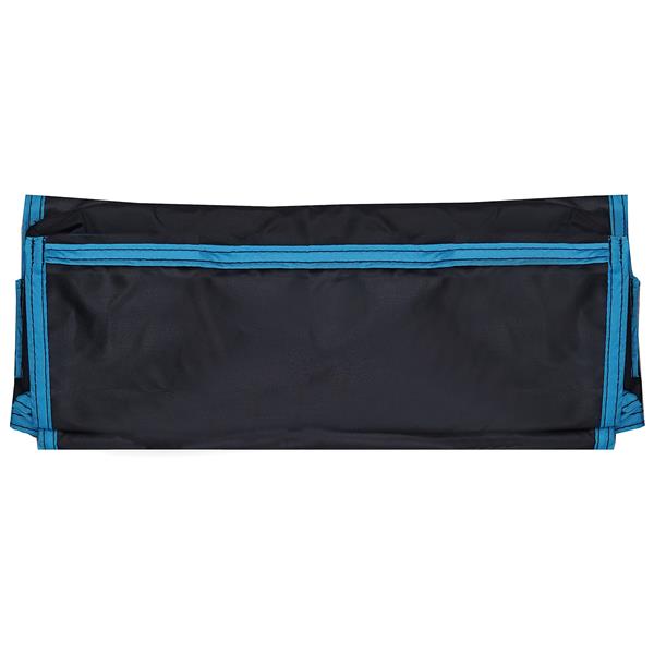 Grote foto vidaxl opslagtas zwart blauw 161 x 58.5 cm oxford caravans en kamperen tenten