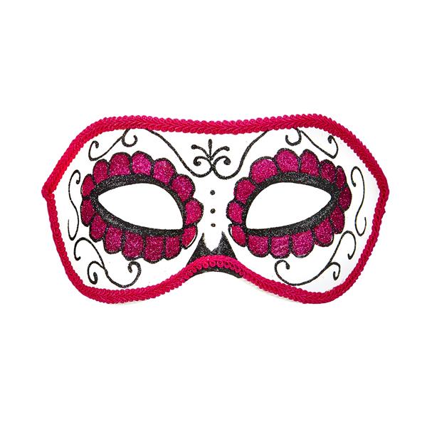 Grote foto oogmasker dia de los muertos zwart rose verzamelen overige verzamelingen