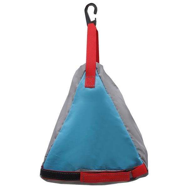 Grote foto vidaxl opslagtas grijs blauw rood 24 x 16 x 24 cm oxford caravans en kamperen tenten