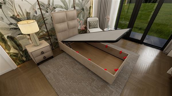 Grote foto opberg boxspring nessa huis en inrichting bedden