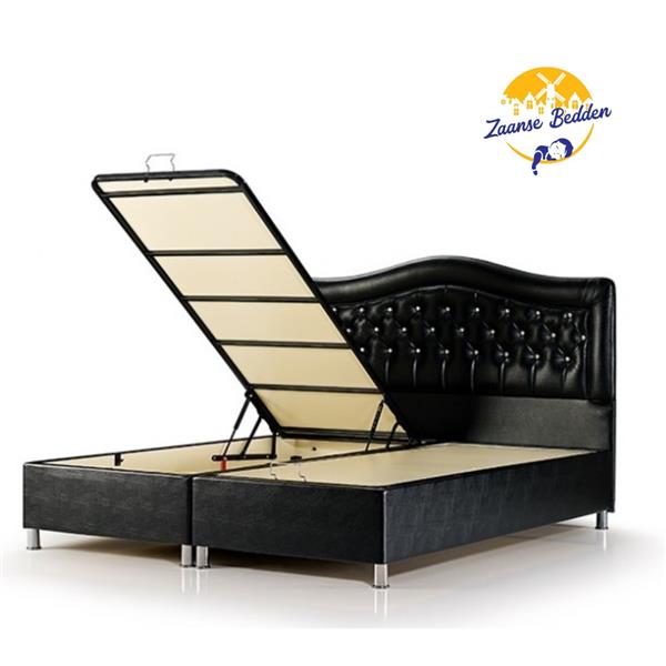 Grote foto opberg boxspring diamond huis en inrichting bedden