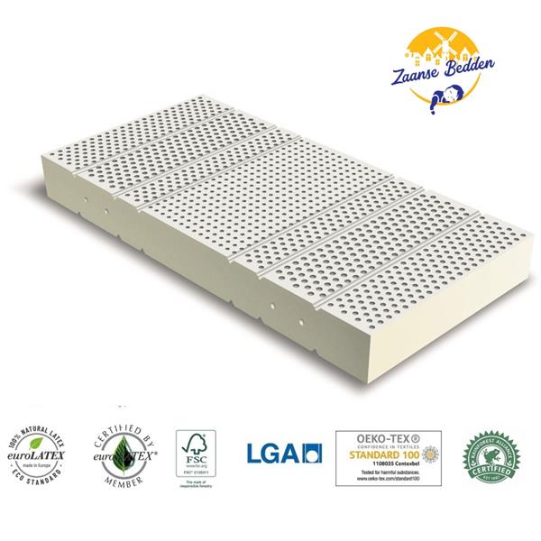Grote foto biologisch matras 100 natuur latex huis en inrichting matrassen en bedbodems