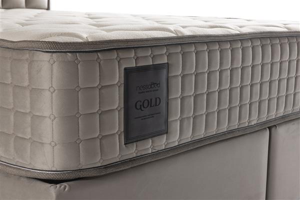 Grote foto opberg boxspring gold huis en inrichting bedden