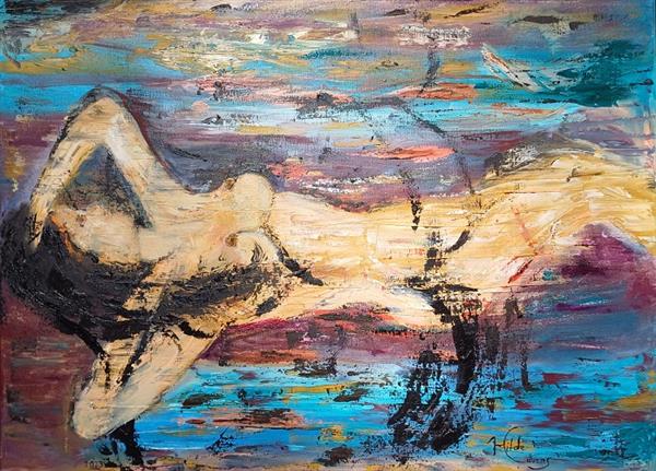 Grote foto kunsthandel gennep liggend naakt antiek en kunst modern