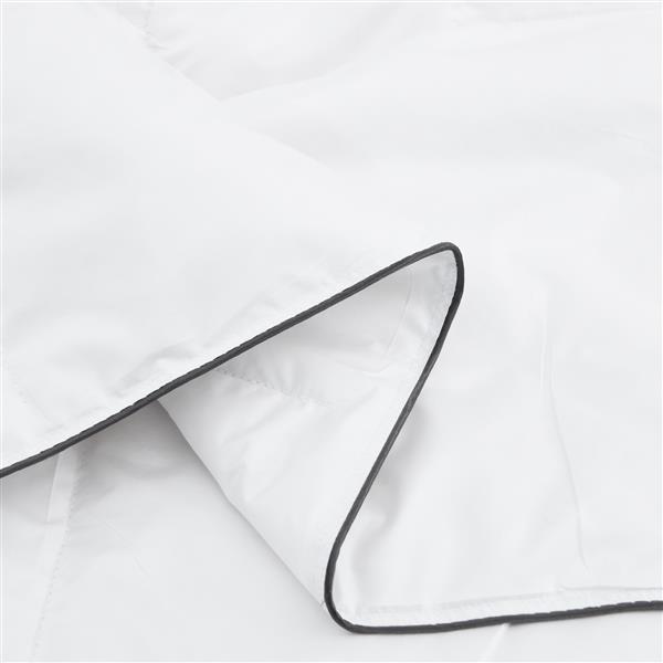 Grote foto vidaxl winter dekbed wit 135 x 220 cm 105gsm perzik polyester huis en inrichting bedden