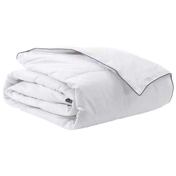Grote foto vidaxl winter dekbed wit 200 x 240 cm 105gsm perzik polyester huis en inrichting bedden