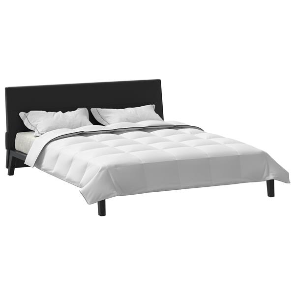 Grote foto vidaxl winter dekbed wit 200 x 240 cm 105gsm perzik polyester huis en inrichting bedden