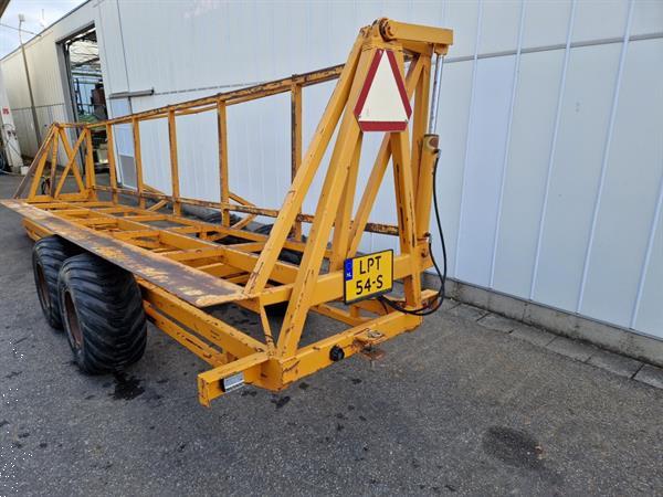 Grote foto keulmac transportwagen kantelwagen voor het oogsten in 4 kisten van max 160 cm agrarisch aanhangwagens