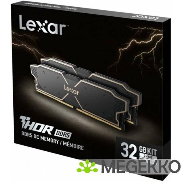 Grote foto lexar ddr5 thor 2x16gb 6000 computers en software overige computers en software