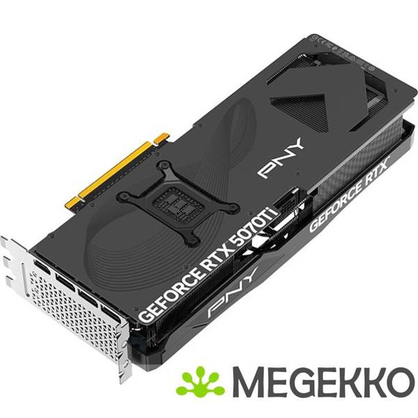 Grote foto pny geforce rtx 5070 ti 16gb overclocked triple fan computers en software videokaarten